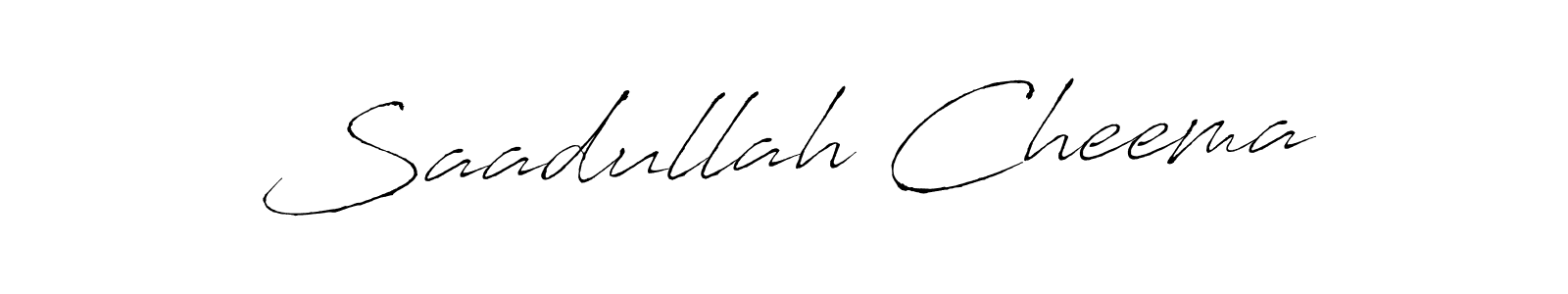 The best way (Antro_Vectra) to make a short signature is to pick only two or three words in your name. The name Saadullah Cheema include a total of six letters. For converting this name. Saadullah Cheema signature style 6 images and pictures png