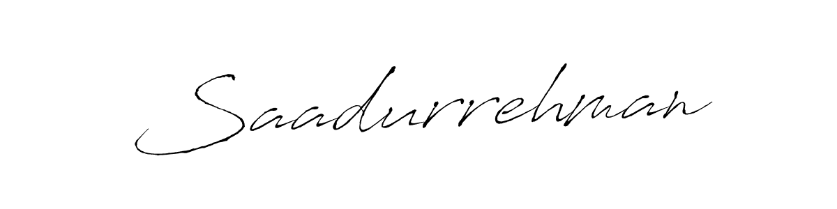 You should practise on your own different ways (Antro_Vectra) to write your name (Saadurrehman) in signature. don't let someone else do it for you. Saadurrehman signature style 6 images and pictures png