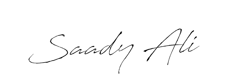 Also we have Saady Ali name is the best signature style. Create professional handwritten signature collection using Antro_Vectra autograph style. Saady Ali signature style 6 images and pictures png