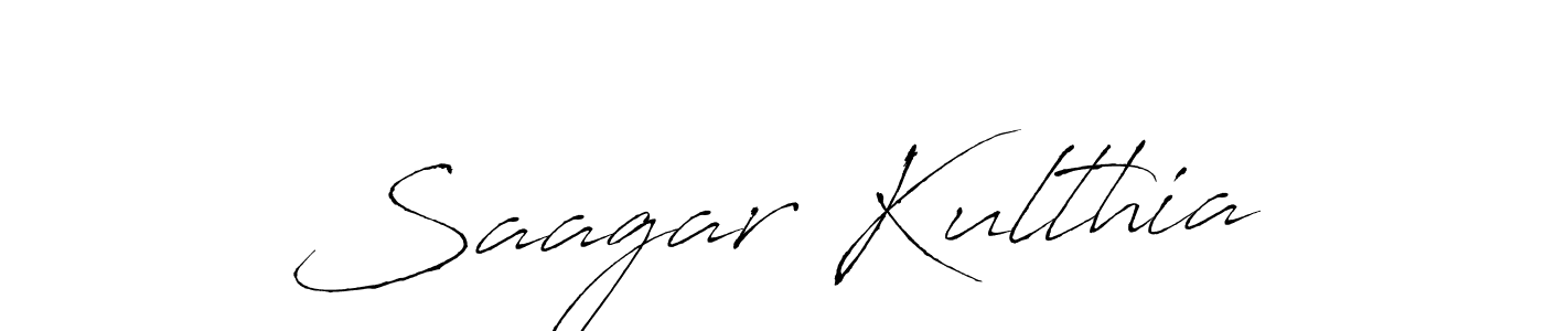 Create a beautiful signature design for name Saagar Kulthia. With this signature (Antro_Vectra) fonts, you can make a handwritten signature for free. Saagar Kulthia signature style 6 images and pictures png
