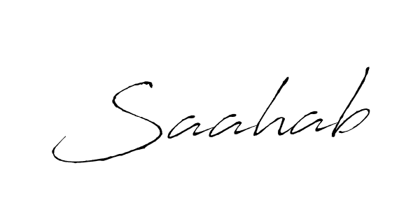 How to make Saahab name signature. Use Antro_Vectra style for creating short signs online. This is the latest handwritten sign. Saahab signature style 6 images and pictures png