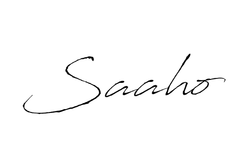 How to make Saaho signature? Antro_Vectra is a professional autograph style. Create handwritten signature for Saaho name. Saaho signature style 6 images and pictures png