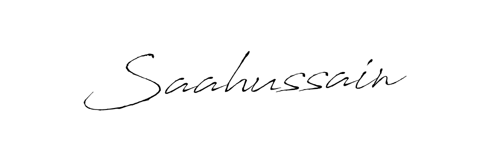 The best way (Antro_Vectra) to make a short signature is to pick only two or three words in your name. The name Saahussain include a total of six letters. For converting this name. Saahussain signature style 6 images and pictures png