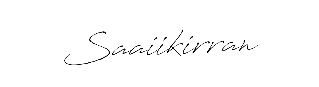 The best way (Antro_Vectra) to make a short signature is to pick only two or three words in your name. The name Saaiikirran include a total of six letters. For converting this name. Saaiikirran signature style 6 images and pictures png