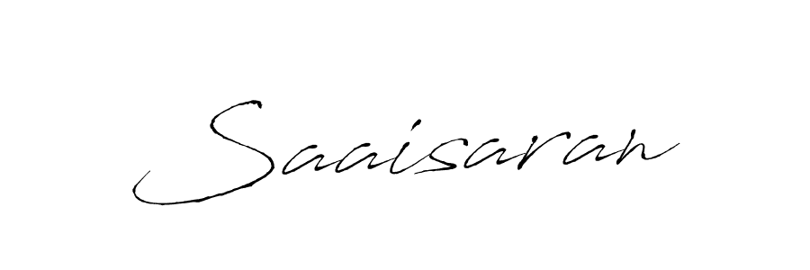 Design your own signature with our free online signature maker. With this signature software, you can create a handwritten (Antro_Vectra) signature for name Saaisaran. Saaisaran signature style 6 images and pictures png