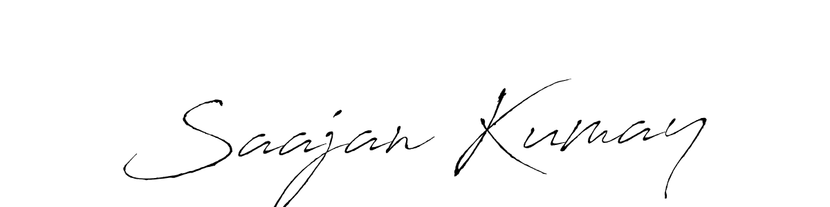 if you are searching for the best signature style for your name Saajan Kumay. so please give up your signature search. here we have designed multiple signature styles  using Antro_Vectra. Saajan Kumay signature style 6 images and pictures png