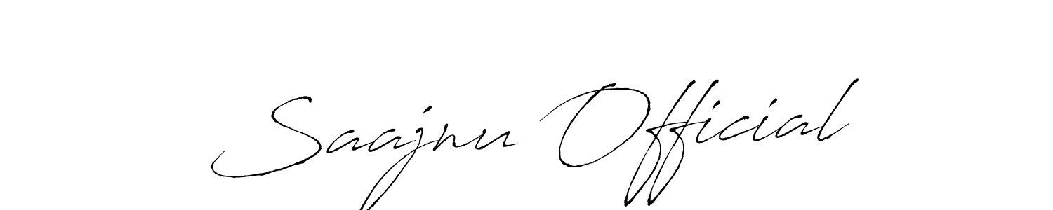 You should practise on your own different ways (Antro_Vectra) to write your name (Saajnu Official) in signature. don't let someone else do it for you. Saajnu Official signature style 6 images and pictures png