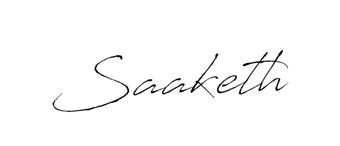 Use a signature maker to create a handwritten signature online. With this signature software, you can design (Antro_Vectra) your own signature for name Saaketh. Saaketh signature style 6 images and pictures png