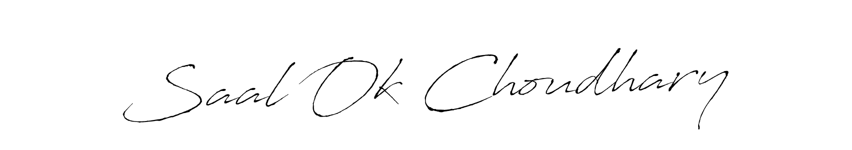 How to make Saal Ok Choudhary signature? Antro_Vectra is a professional autograph style. Create handwritten signature for Saal Ok Choudhary name. Saal Ok Choudhary signature style 6 images and pictures png