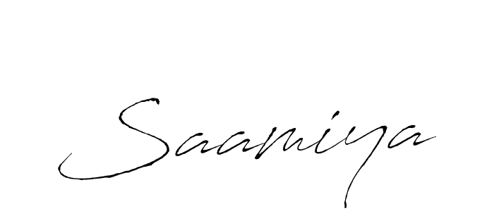 How to make Saamiya signature? Antro_Vectra is a professional autograph style. Create handwritten signature for Saamiya name. Saamiya signature style 6 images and pictures png