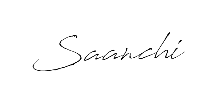 Make a beautiful signature design for name Saanchi. With this signature (Antro_Vectra) style, you can create a handwritten signature for free. Saanchi signature style 6 images and pictures png