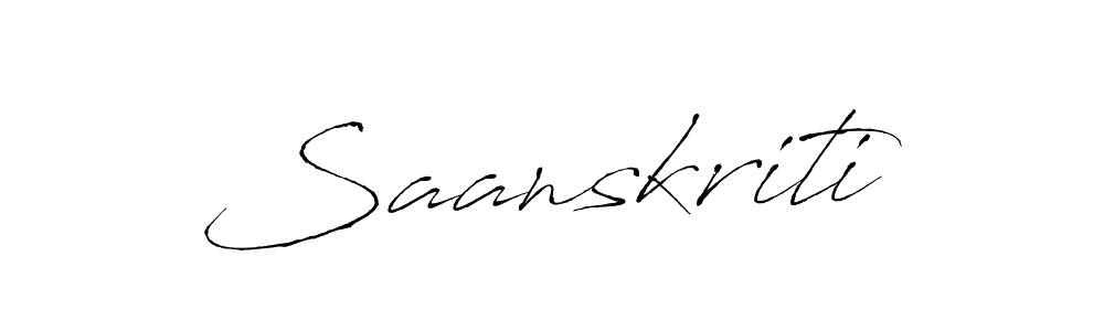 How to make Saanskriti name signature. Use Antro_Vectra style for creating short signs online. This is the latest handwritten sign. Saanskriti signature style 6 images and pictures png