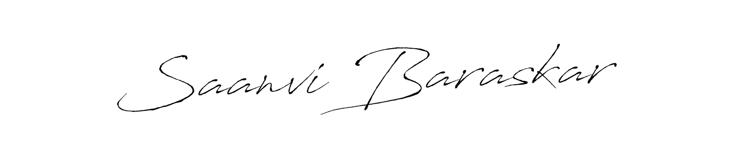 The best way (Antro_Vectra) to make a short signature is to pick only two or three words in your name. The name Saanvi Baraskar include a total of six letters. For converting this name. Saanvi Baraskar signature style 6 images and pictures png