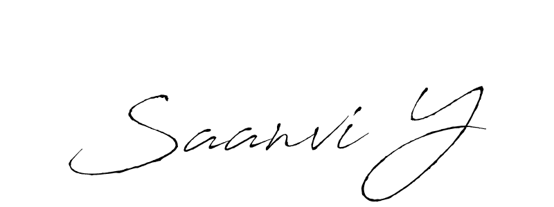 Also we have Saanvi Y name is the best signature style. Create professional handwritten signature collection using Antro_Vectra autograph style. Saanvi Y signature style 6 images and pictures png