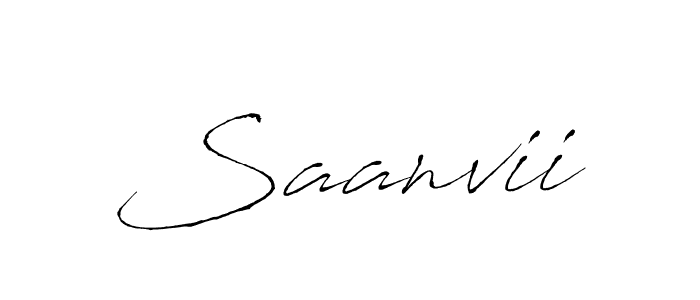 How to make Saanvii name signature. Use Antro_Vectra style for creating short signs online. This is the latest handwritten sign. Saanvii signature style 6 images and pictures png