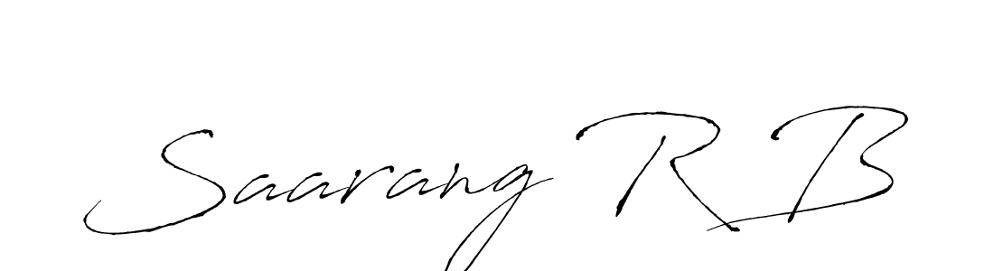 Use a signature maker to create a handwritten signature online. With this signature software, you can design (Antro_Vectra) your own signature for name Saarang R B. Saarang R B signature style 6 images and pictures png