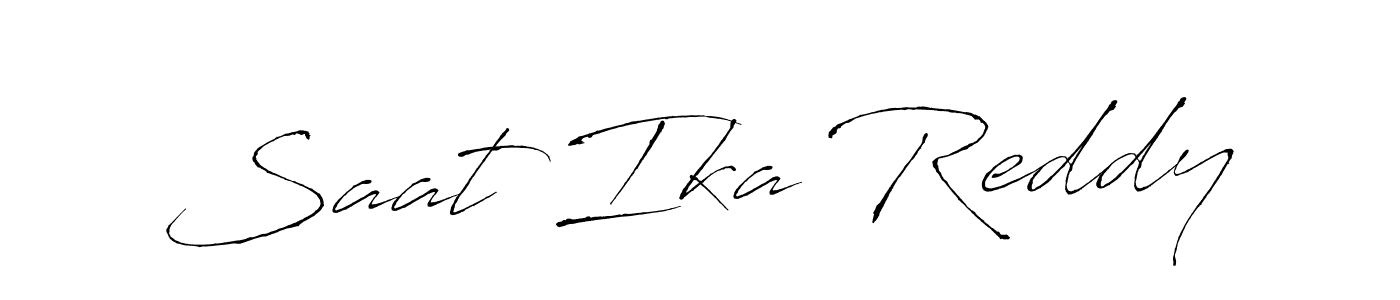 Similarly Antro_Vectra is the best handwritten signature design. Signature creator online .You can use it as an online autograph creator for name Saat Ika Reddy. Saat Ika Reddy signature style 6 images and pictures png