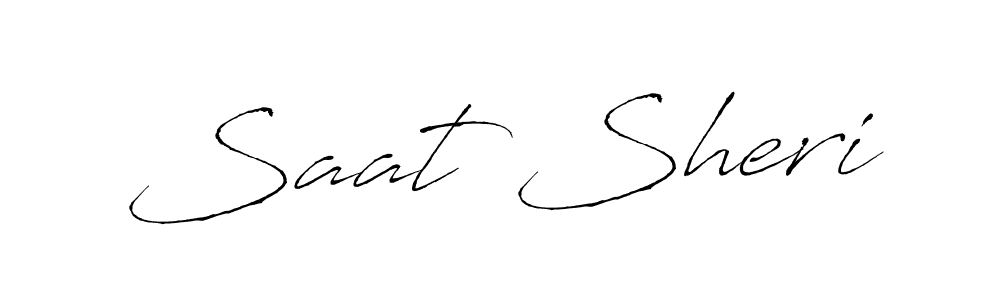 The best way (Antro_Vectra) to make a short signature is to pick only two or three words in your name. The name Saat Sheri include a total of six letters. For converting this name. Saat Sheri signature style 6 images and pictures png
