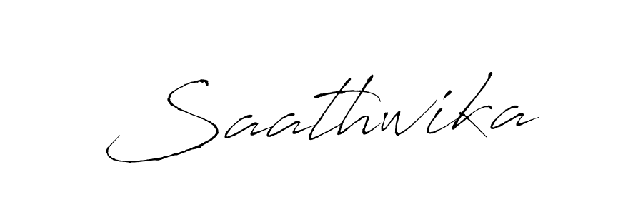 Design your own signature with our free online signature maker. With this signature software, you can create a handwritten (Antro_Vectra) signature for name Saathwika. Saathwika signature style 6 images and pictures png