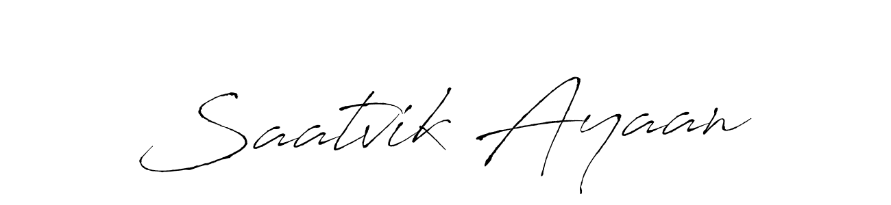 Design your own signature with our free online signature maker. With this signature software, you can create a handwritten (Antro_Vectra) signature for name Saatvik Ayaan. Saatvik Ayaan signature style 6 images and pictures png