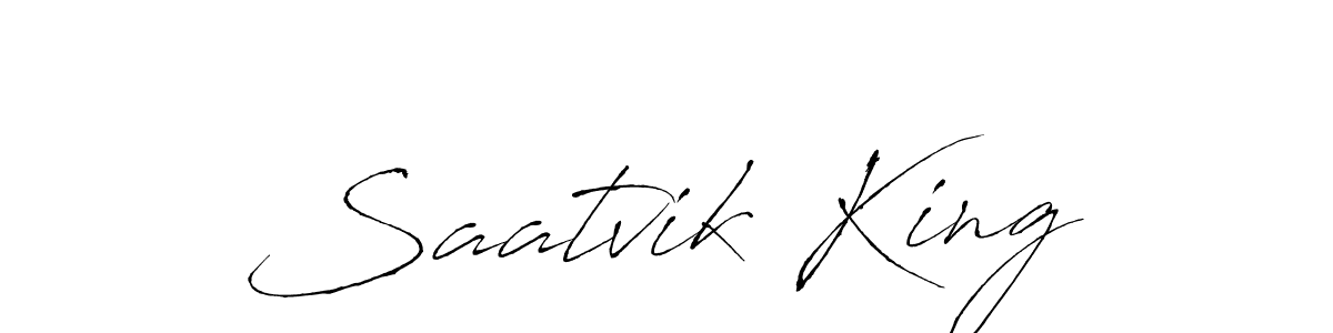 Make a beautiful signature design for name Saatvik King. Use this online signature maker to create a handwritten signature for free. Saatvik King signature style 6 images and pictures png