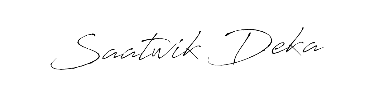 Here are the top 10 professional signature styles for the name Saatwik Deka. These are the best autograph styles you can use for your name. Saatwik Deka signature style 6 images and pictures png