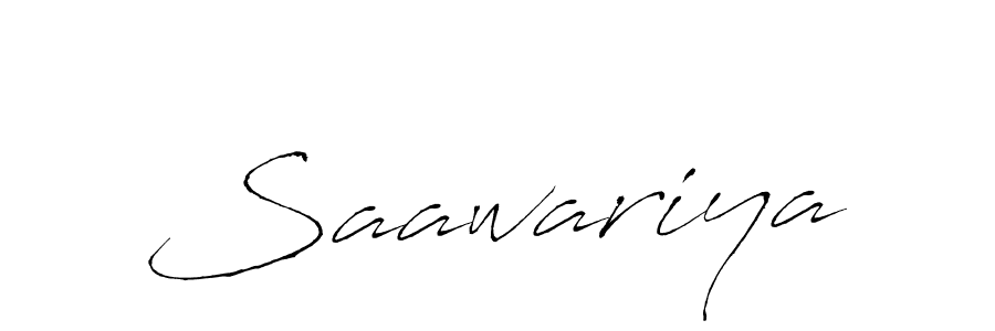 How to make Saawariya signature? Antro_Vectra is a professional autograph style. Create handwritten signature for Saawariya name. Saawariya signature style 6 images and pictures png