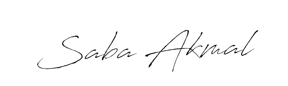 How to make Saba Akmal signature? Antro_Vectra is a professional autograph style. Create handwritten signature for Saba Akmal name. Saba Akmal signature style 6 images and pictures png