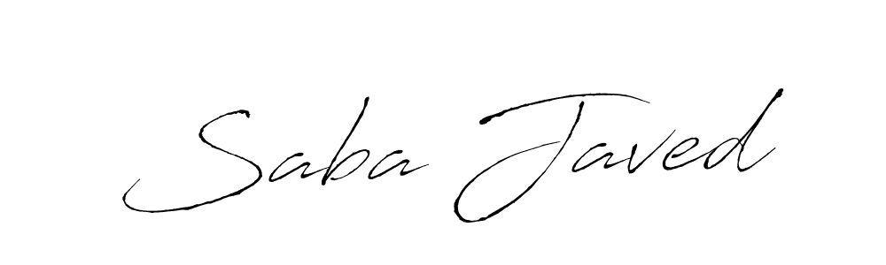 You should practise on your own different ways (Antro_Vectra) to write your name (Saba Javed) in signature. don't let someone else do it for you. Saba Javed signature style 6 images and pictures png