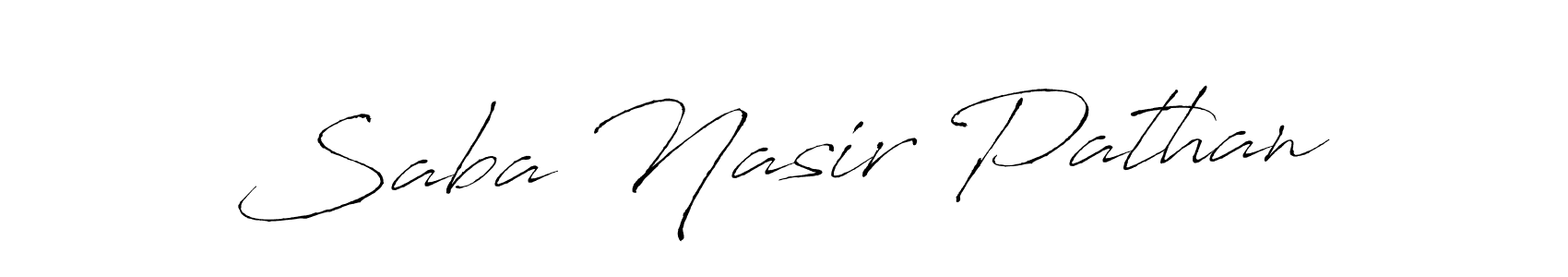 Make a beautiful signature design for name Saba Nasir Pathan. Use this online signature maker to create a handwritten signature for free. Saba Nasir Pathan signature style 6 images and pictures png