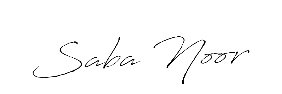 How to make Saba Noor signature? Antro_Vectra is a professional autograph style. Create handwritten signature for Saba Noor name. Saba Noor signature style 6 images and pictures png