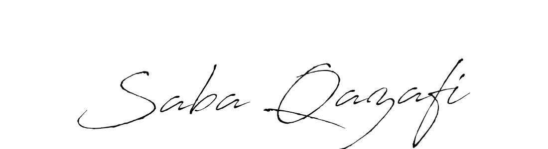 Create a beautiful signature design for name Saba Qazafi. With this signature (Antro_Vectra) fonts, you can make a handwritten signature for free. Saba Qazafi signature style 6 images and pictures png