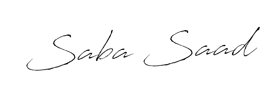 Also You can easily find your signature by using the search form. We will create Saba Saad name handwritten signature images for you free of cost using Antro_Vectra sign style. Saba Saad signature style 6 images and pictures png
