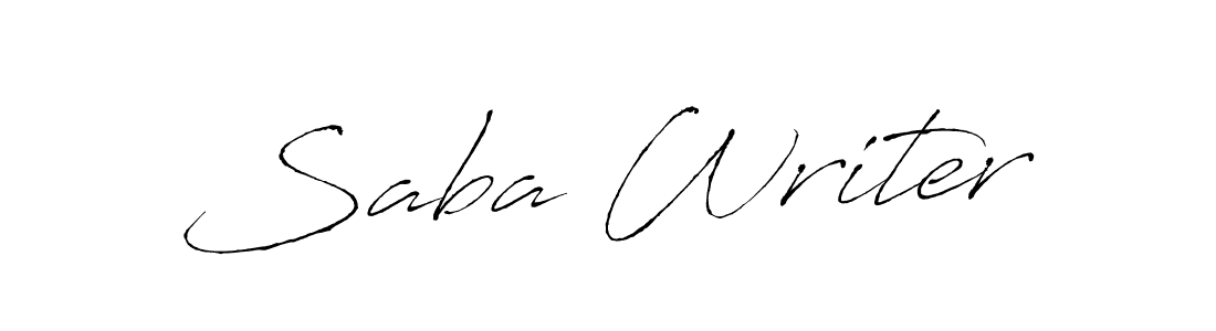 if you are searching for the best signature style for your name Saba Writer. so please give up your signature search. here we have designed multiple signature styles  using Antro_Vectra. Saba Writer signature style 6 images and pictures png