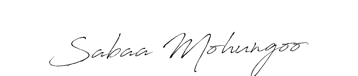 This is the best signature style for the Sabaa Mohungoo name. Also you like these signature font (Antro_Vectra). Mix name signature. Sabaa Mohungoo signature style 6 images and pictures png