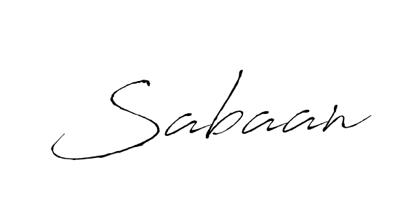 Design your own signature with our free online signature maker. With this signature software, you can create a handwritten (Antro_Vectra) signature for name Sabaan. Sabaan signature style 6 images and pictures png