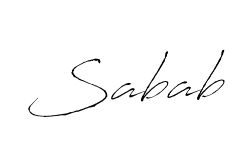 Also we have Sabab name is the best signature style. Create professional handwritten signature collection using Antro_Vectra autograph style. Sabab signature style 6 images and pictures png