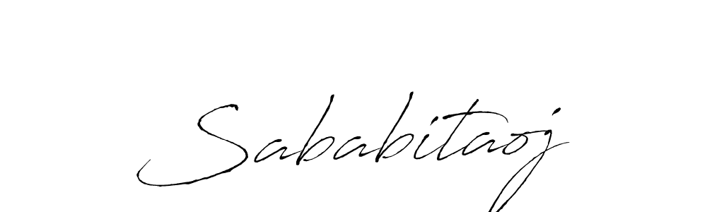 Create a beautiful signature design for name Sababitaoj. With this signature (Antro_Vectra) fonts, you can make a handwritten signature for free. Sababitaoj signature style 6 images and pictures png