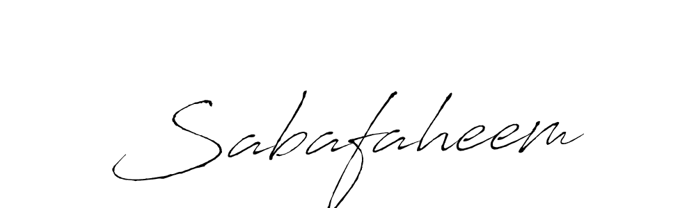Design your own signature with our free online signature maker. With this signature software, you can create a handwritten (Antro_Vectra) signature for name Sabafaheem. Sabafaheem signature style 6 images and pictures png