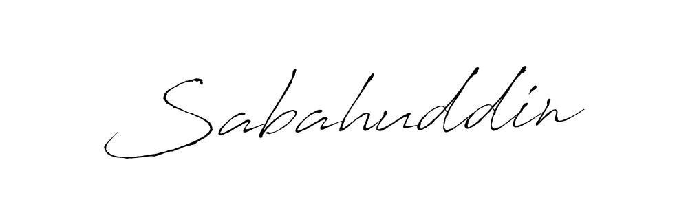 You should practise on your own different ways (Antro_Vectra) to write your name (Sabahuddin) in signature. don't let someone else do it for you. Sabahuddin signature style 6 images and pictures png