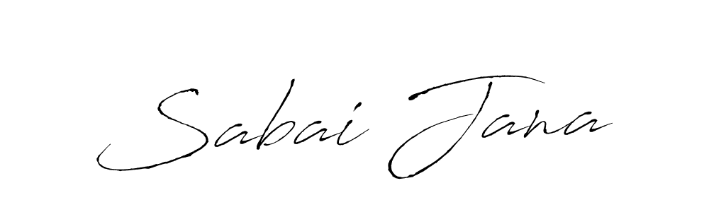 Create a beautiful signature design for name Sabai Jana. With this signature (Antro_Vectra) fonts, you can make a handwritten signature for free. Sabai Jana signature style 6 images and pictures png