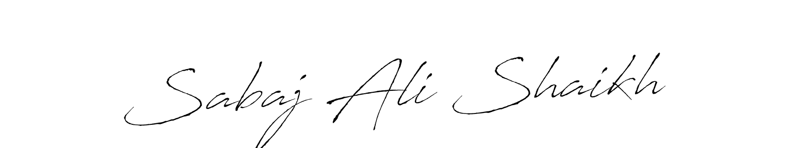 Also we have Sabaj Ali Shaikh name is the best signature style. Create professional handwritten signature collection using Antro_Vectra autograph style. Sabaj Ali Shaikh signature style 6 images and pictures png