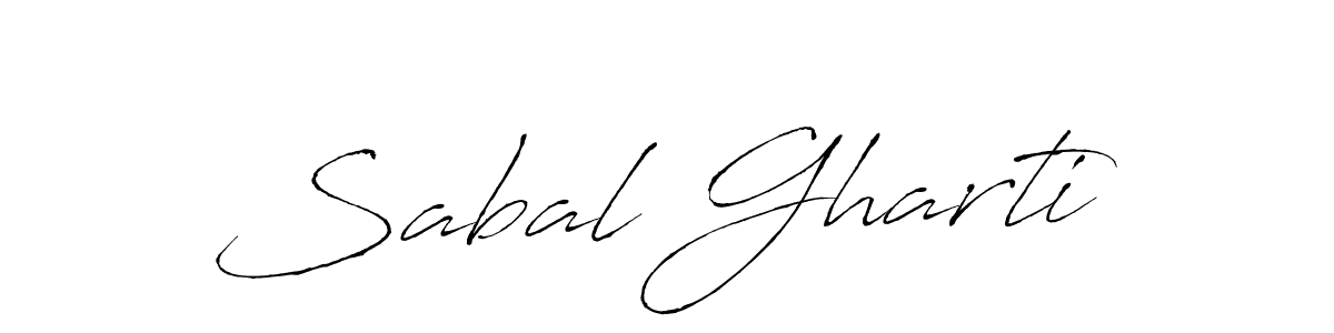 It looks lik you need a new signature style for name Sabal Gharti. Design unique handwritten (Antro_Vectra) signature with our free signature maker in just a few clicks. Sabal Gharti signature style 6 images and pictures png