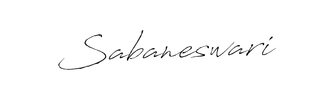 Make a beautiful signature design for name Sabaneswari. With this signature (Antro_Vectra) style, you can create a handwritten signature for free. Sabaneswari signature style 6 images and pictures png