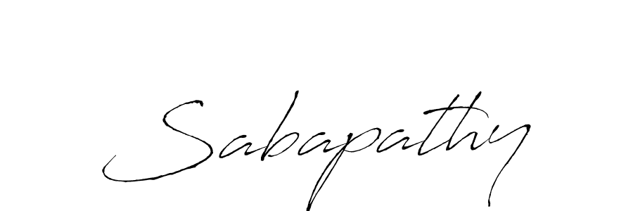 Create a beautiful signature design for name Sabapathy. With this signature (Antro_Vectra) fonts, you can make a handwritten signature for free. Sabapathy signature style 6 images and pictures png