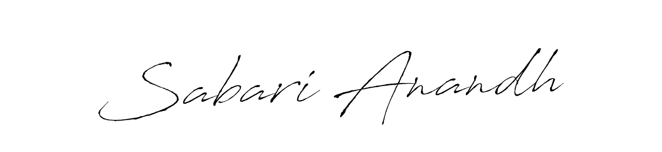 Also You can easily find your signature by using the search form. We will create Sabari Anandh name handwritten signature images for you free of cost using Antro_Vectra sign style. Sabari Anandh signature style 6 images and pictures png