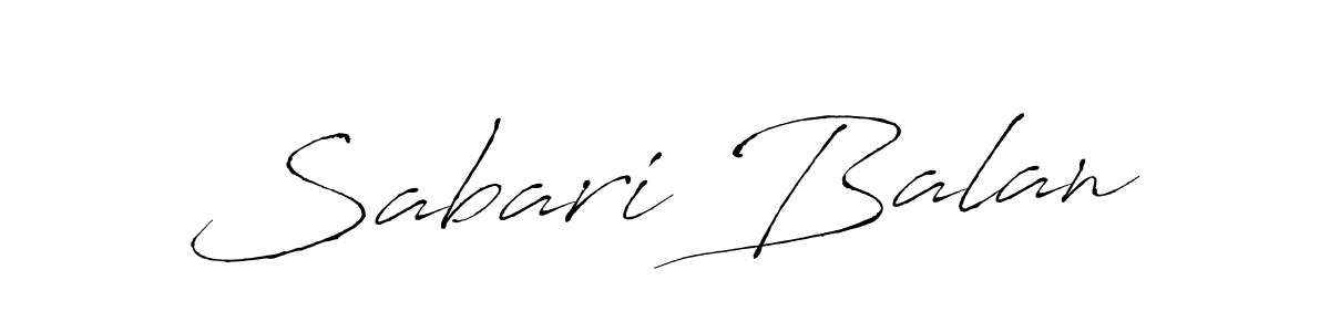 Design your own signature with our free online signature maker. With this signature software, you can create a handwritten (Antro_Vectra) signature for name Sabari Balan. Sabari Balan signature style 6 images and pictures png