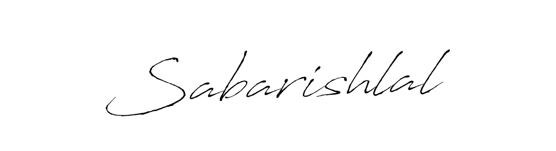 Design your own signature with our free online signature maker. With this signature software, you can create a handwritten (Antro_Vectra) signature for name Sabarishlal. Sabarishlal signature style 6 images and pictures png