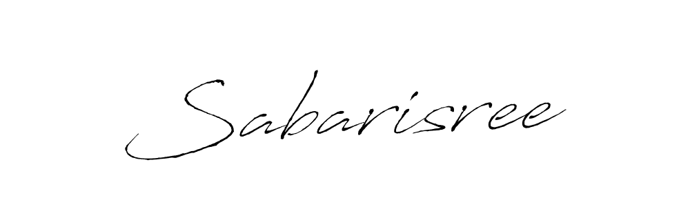 Make a beautiful signature design for name Sabarisree. With this signature (Antro_Vectra) style, you can create a handwritten signature for free. Sabarisree signature style 6 images and pictures png