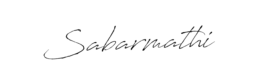 Make a beautiful signature design for name Sabarmathi. With this signature (Antro_Vectra) style, you can create a handwritten signature for free. Sabarmathi signature style 6 images and pictures png